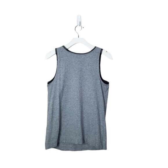 SIMPLY VERA WANG‎ Womens Tank SZ MP Sequin Gray Black Shiny Cotton Mesh - Picture 2 of 7